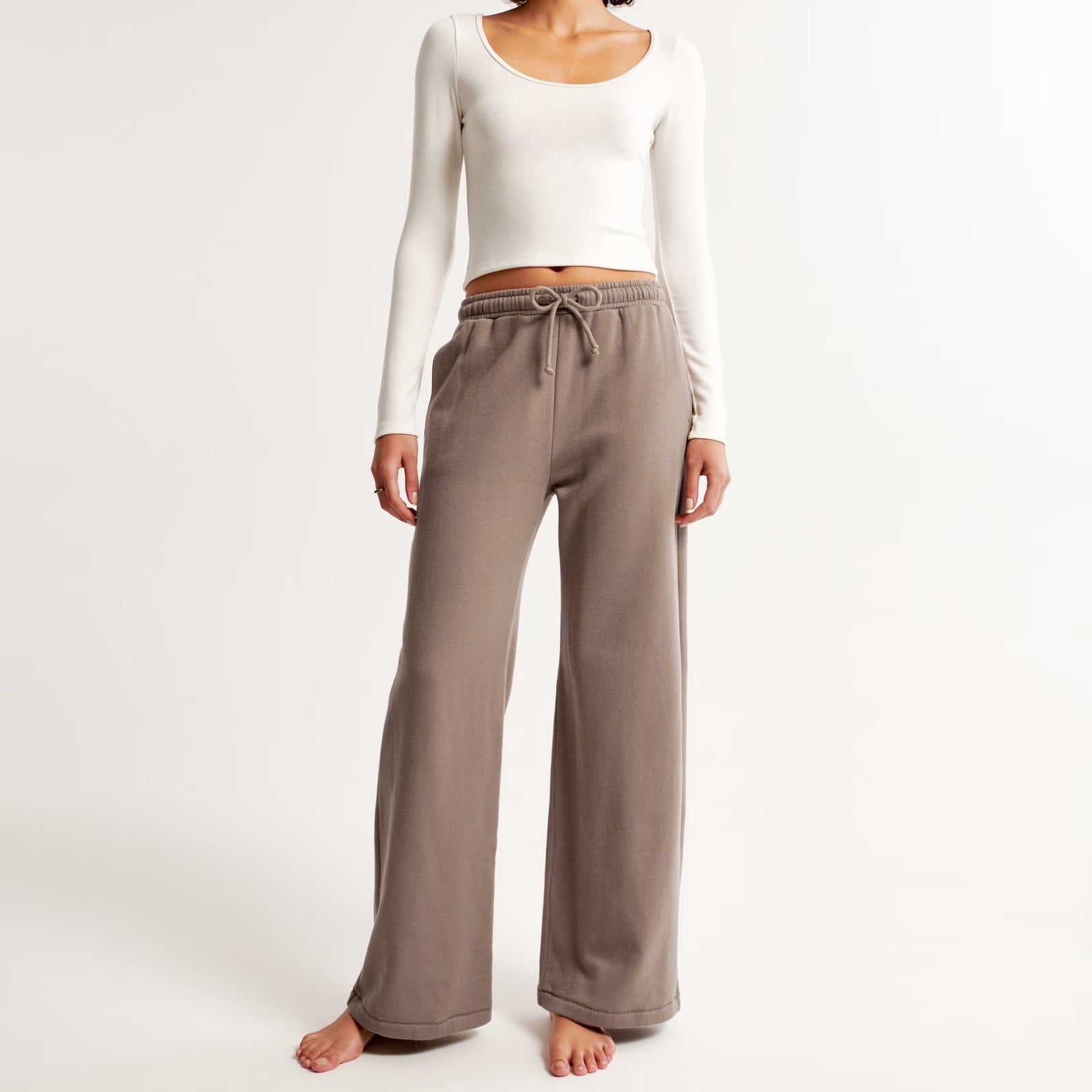 Abercrombie & Fitch Lounge Wide Leg Sweatpant